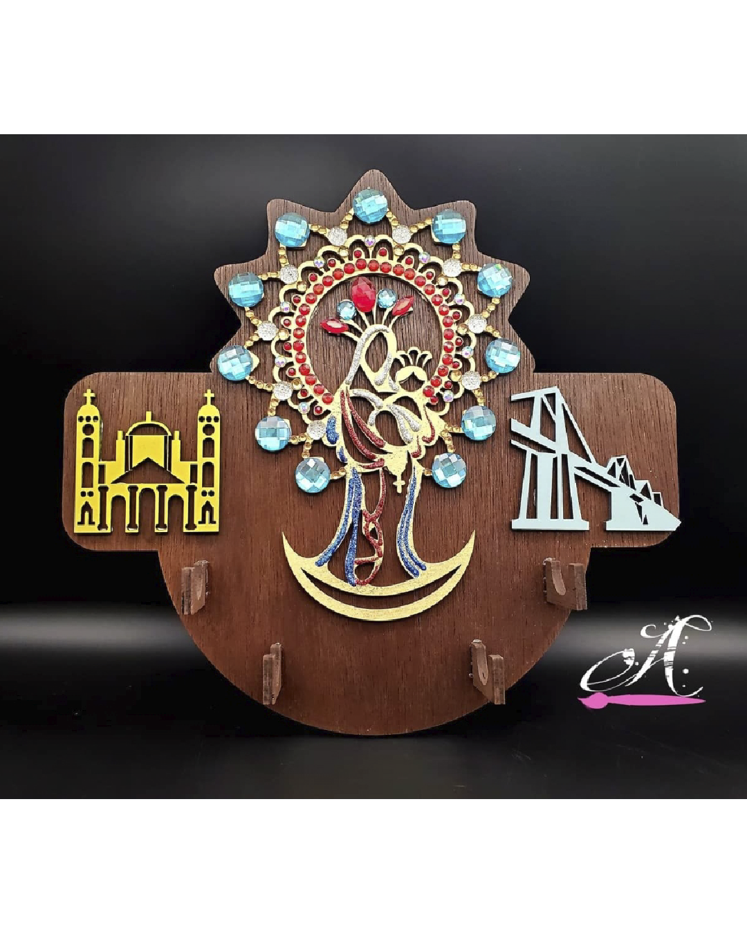 Porta llaves Virgen Chinita